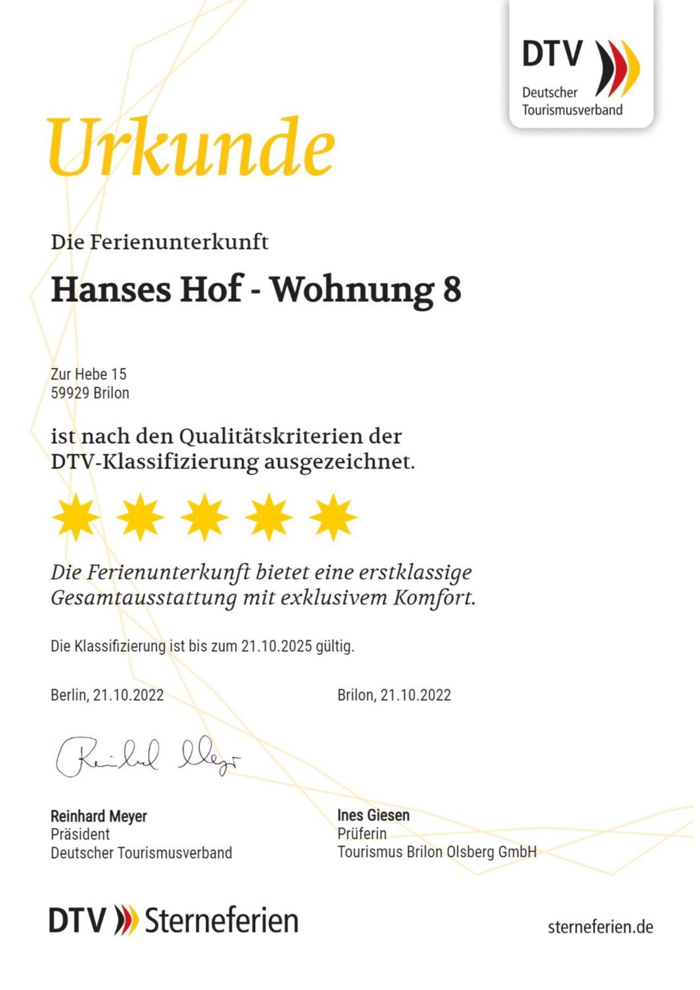 Hanses Hof Брилон Номер фото